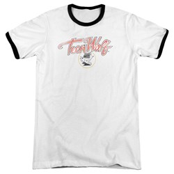Teen Wolf - Mens Poster Logo Ringer T-Shirt