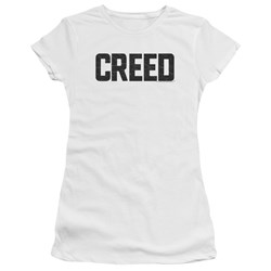 Creed - Juniors Cracked Logo T-Shirt