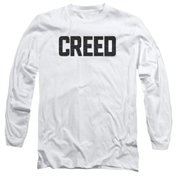 Creed - Mens Cracked Logo Long Sleeve T-Shirt