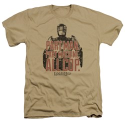 Robocop - Mens Vintage Tagline Heather T-Shirt