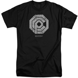 Robocop - Mens Distressed Ocp Logo Tall T-Shirt