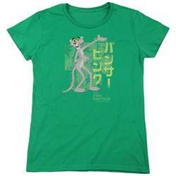 Pink Panther - Womens Asian Letters T-Shirt
