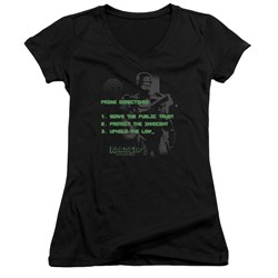Robocop - Juniors Prime Directives V-Neck T-Shirt