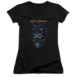 Army Of Darkness - Juniors Evil Ash V-Neck T-Shirt