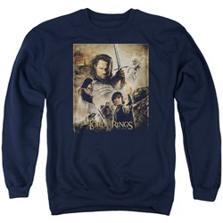 Lord Of The Rings - Mens Rotk Poster Sweater