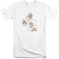 Lord Of The Rings - Mens Gandalf The White Tall T-Shirt