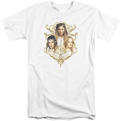 Lord Of The Rings - Mens Women Of Middle Earth Tall T-Shirt