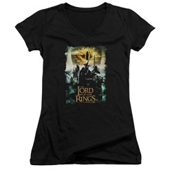 Lord Of The Rings - Juniors Villain Group V-Neck T-Shirt