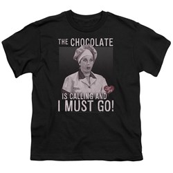 I Love Lucy - Big Boys Chocolate Calling T-Shirt