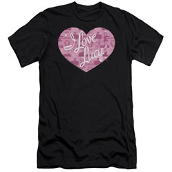 I Love Lucy - Mens Many Moods Logo Premium Slim Fit T-Shirt