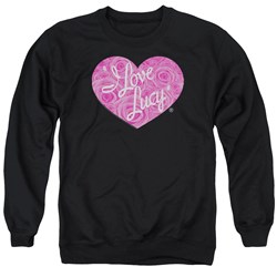 I Love Lucy - Mens Floral Logo Sweater