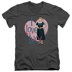 I Love Lucy - Mens Heart You V-Neck T-Shirt