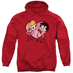 I Love Lucy - Mens Cartoon Love Pullover Hoodie