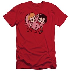 I Love Lucy - Mens Cartoon Love Slim Fit T-Shirt