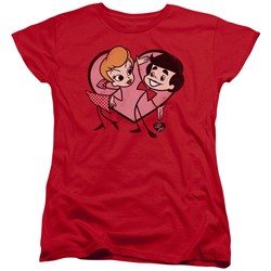 I Love Lucy - Womens Cartoon Love T-Shirt