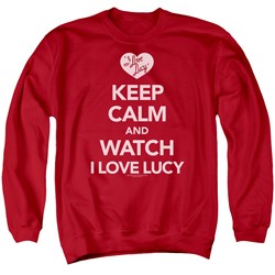 I Love Lucy - Mens Keep Calm And Watch Sweater