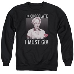 I Love Lucy - Mens Chocolate Calling Sweater