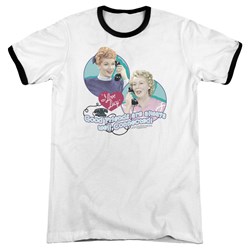 I Love Lucy - Mens Always Connected Ringer T-Shirt
