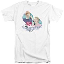 I Love Lucy - Mens Always Connected Tall T-Shirt
