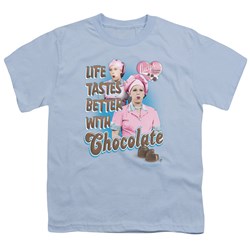 I Love Lucy - Big Boys Better With Chocolate T-Shirt