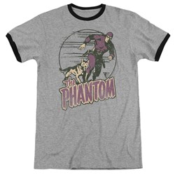 Phantom - Mens Phantom And Dog Ringer T-Shirt