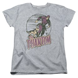 Phantom - Womens Phantom And Dog T-Shirt