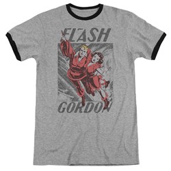 Flash Gordon - Mens To The Rescue Ringer T-Shirt