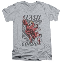 Flash Gordon - Mens To The Rescue V-Neck T-Shirt