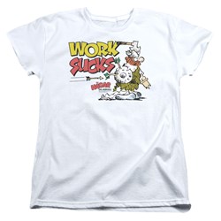 Hagar The Horrible - Womens Work Sucks T-Shirt