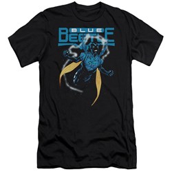 Justice League - Mens Blue Beetle Premium Slim Fit T-Shirt