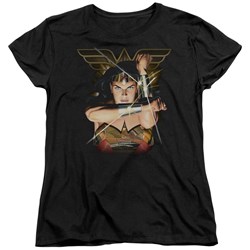 Justice League - Womens Deflection T-Shirt