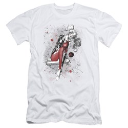 Justice League - Mens Harley Sketch Premium Slim Fit T-Shirt