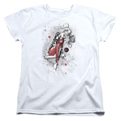 Justice League - Womens Harley Sketch T-Shirt