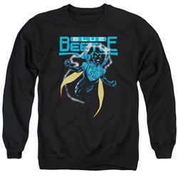Justice League - Mens Blue Beetle Sweater