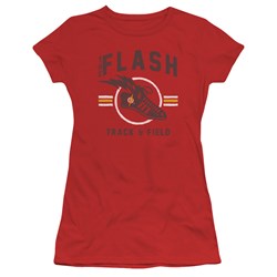 Justice League - Juniors Track And Field T-Shirt