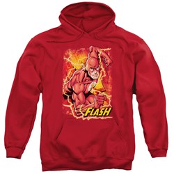 Justice League - Mens Flash Lightning Pullover Hoodie