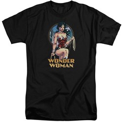 Justice League - Mens City Warrior Tall T-Shirt