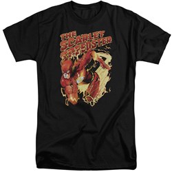Justice League - Mens Scarlet Speedster Tall T-Shirt