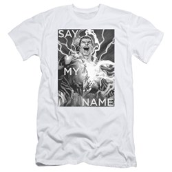 Justice League - Mens Say My Name Slim Fit T-Shirt