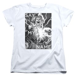 Justice League - Womens Say My Name T-Shirt