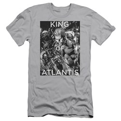Justice League - Mens King Of Atlantis Slim Fit T-Shirt