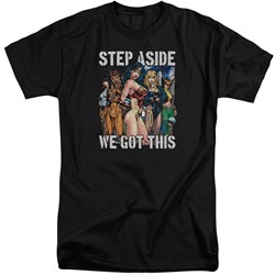 Justice League - Mens Heroines Tall T-Shirt