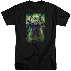 Justice League - Mens Power Burst Tall T-Shirt
