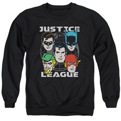 Justice League - Mens Head Of States Sweater