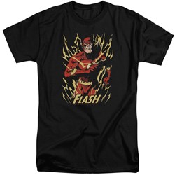Justice League - Mens Flash Flare Tall T-Shirt