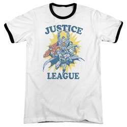 Justice League - Mens Let'S Do This Ringer T-Shirt