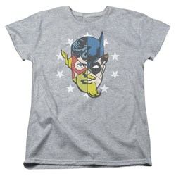 Justice League - Womens Face Off T-Shirt