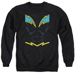 Justice League - Mens Black Lightning Sweater
