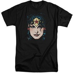 Justice League - Mens Wonder Woman Head Tall T-Shirt