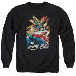 Justice League - Mens Starburst Sweater